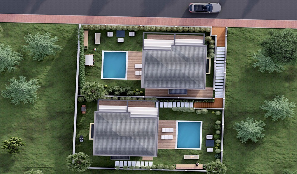 3+1 Villalar planı