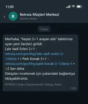 Talebe uyan ilan · WhatsApp: telefonda görünümü